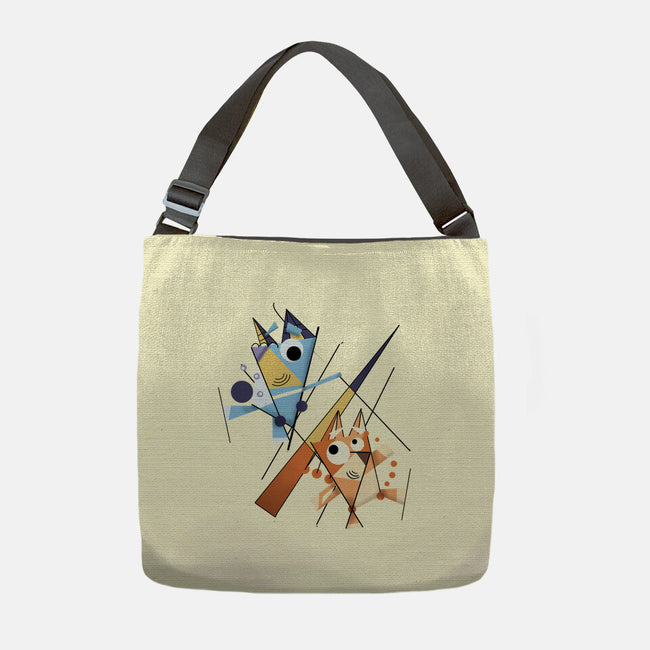 Abstract Sisters-None-Adjustable Tote-Bag-nickzzarto