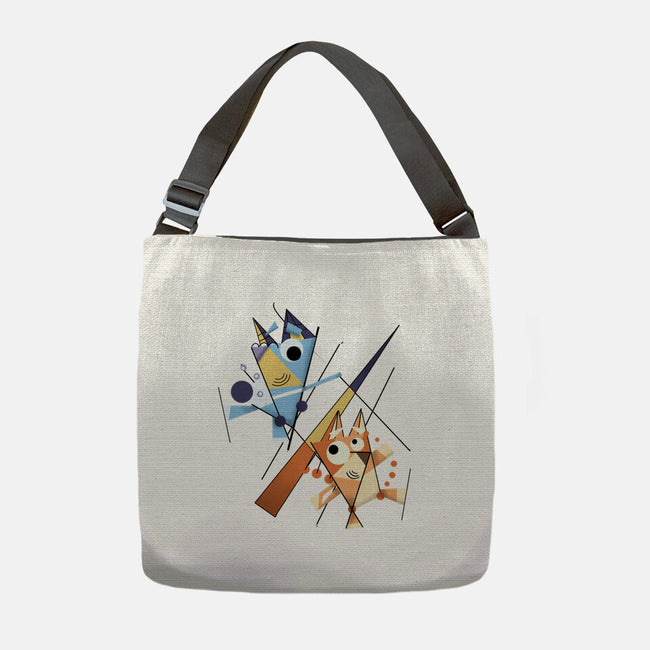Abstract Sisters-None-Adjustable Tote-Bag-nickzzarto