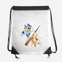 Abstract Sisters-None-Drawstring-Bag-nickzzarto