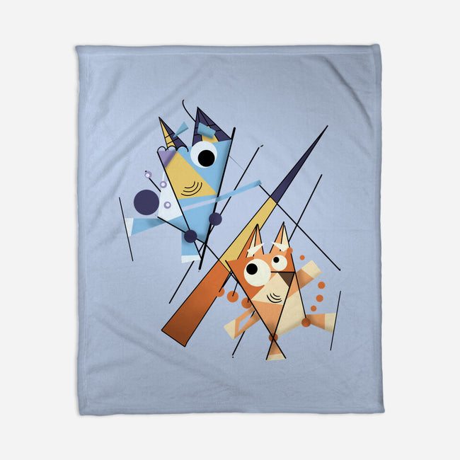 Abstract Sisters-None-Fleece-Blanket-nickzzarto