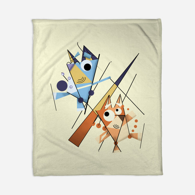 Abstract Sisters-None-Fleece-Blanket-nickzzarto