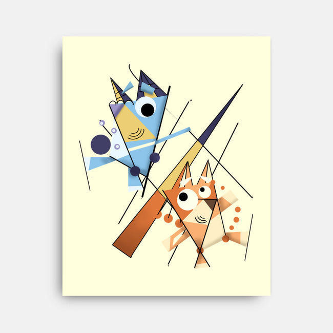 Abstract Sisters-None-Stretched-Canvas-nickzzarto