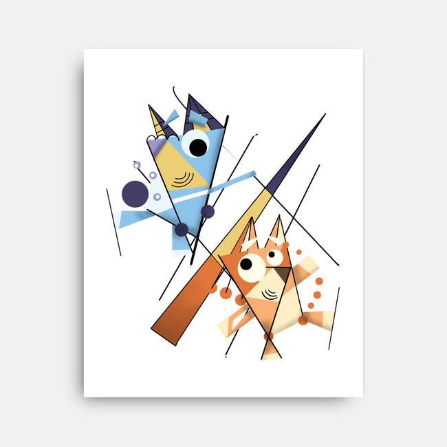 Abstract Sisters-None-Stretched-Canvas-nickzzarto