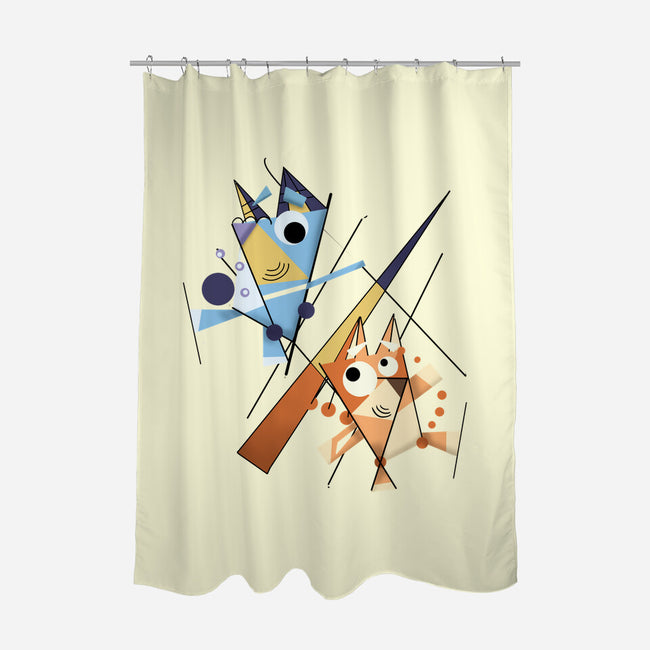 Abstract Sisters-None-Polyester-Shower Curtain-nickzzarto
