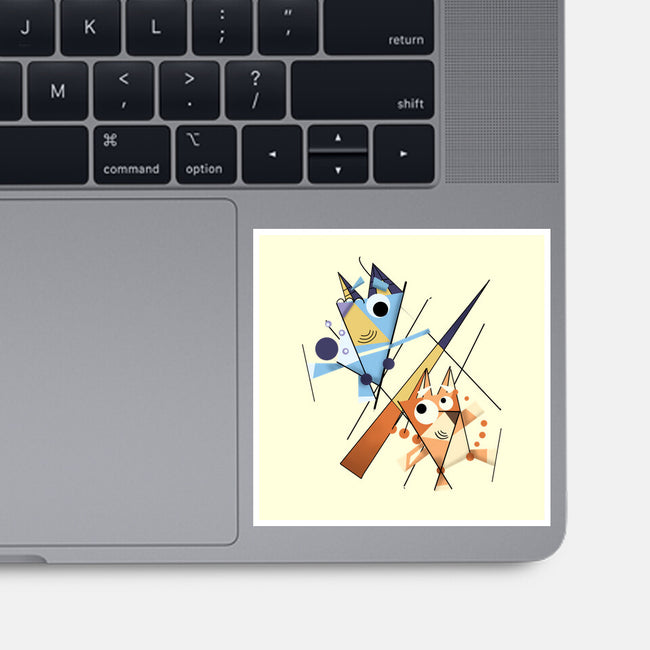 Abstract Sisters-None-Glossy-Sticker-nickzzarto