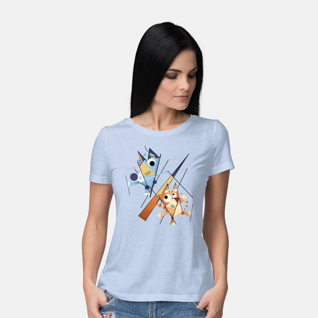 Abstract Sisters-Womens-Basic-Tee-nickzzarto