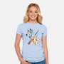 Abstract Sisters-Womens-Fitted-Tee-nickzzarto