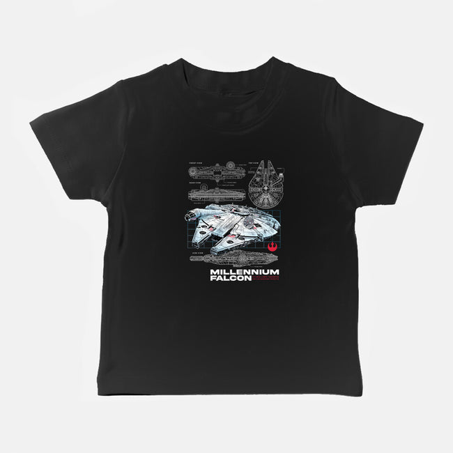 Rebel Light Freighter-Baby-Basic-Tee-alfbocreative