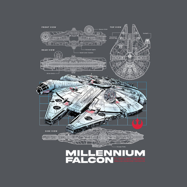 Rebel Light Freighter-Mens-Basic-Tee-alfbocreative