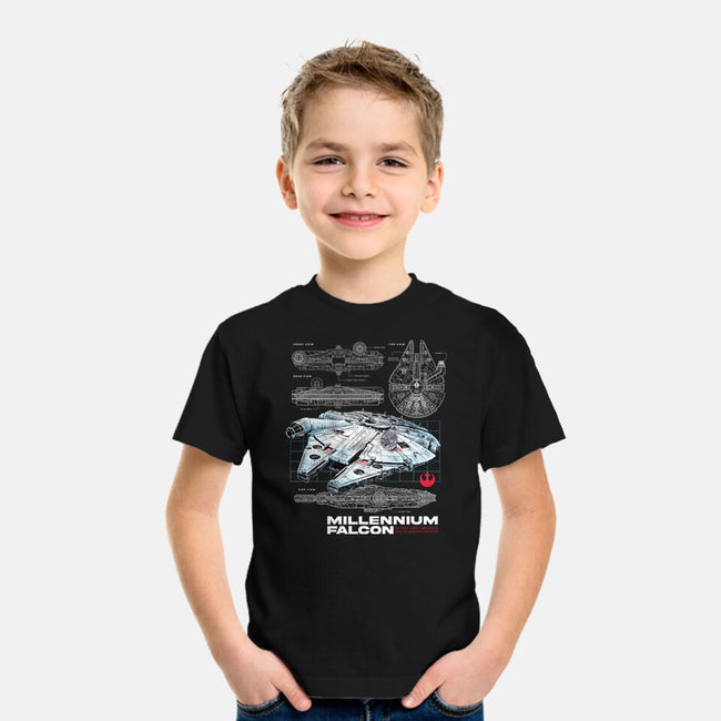 Rebel Light Freighter-Youth-Basic-Tee-alfbocreative