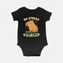 No Stress Stay Capy-Baby-Basic-Onesie-NMdesign