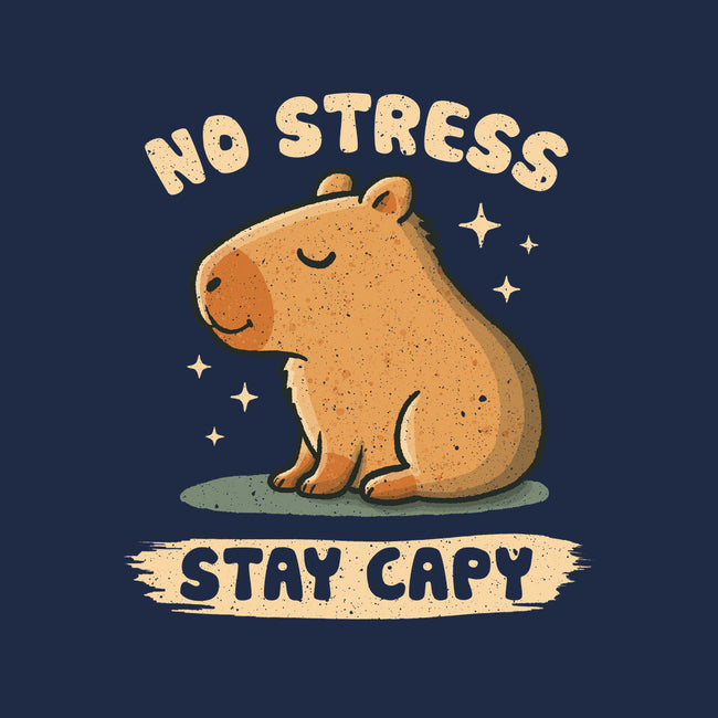 No Stress Stay Capy-Unisex-Kitchen-Apron-NMdesign