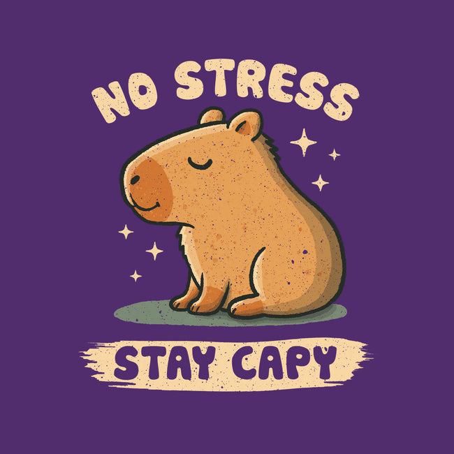 No Stress Stay Capy-None-Drawstring-Bag-NMdesign