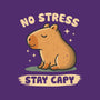 No Stress Stay Capy-None-Drawstring-Bag-NMdesign
