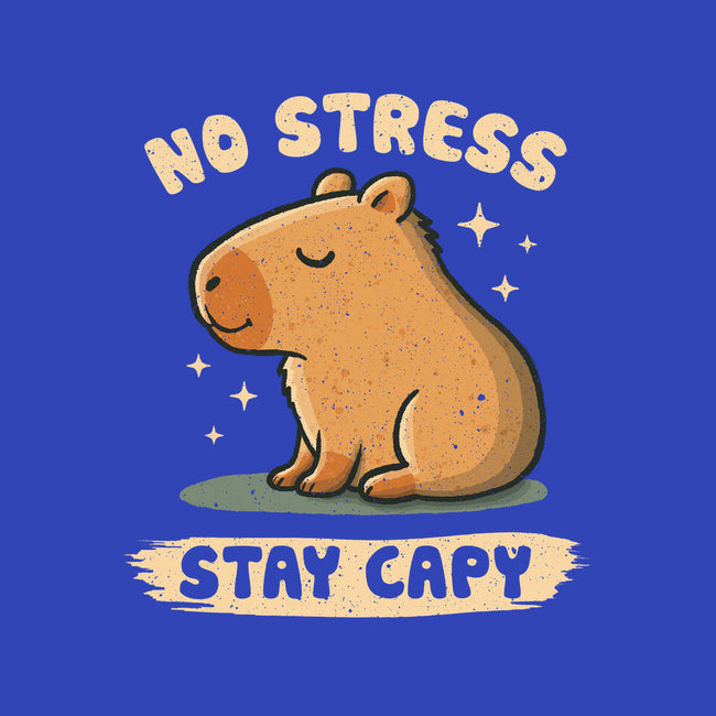 No Stress Stay Capy-Youth-Pullover-Sweatshirt-NMdesign