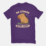 No Stress Stay Capy-Youth-Basic-Tee-NMdesign