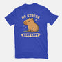 No Stress Stay Capy-Womens-Fitted-Tee-NMdesign