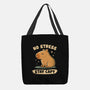 No Stress Stay Capy-None-Basic Tote-Bag-NMdesign