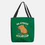 No Stress Stay Capy-None-Basic Tote-Bag-NMdesign