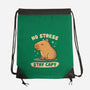 No Stress Stay Capy-None-Drawstring-Bag-NMdesign