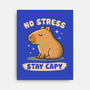 No Stress Stay Capy-None-Stretched-Canvas-NMdesign