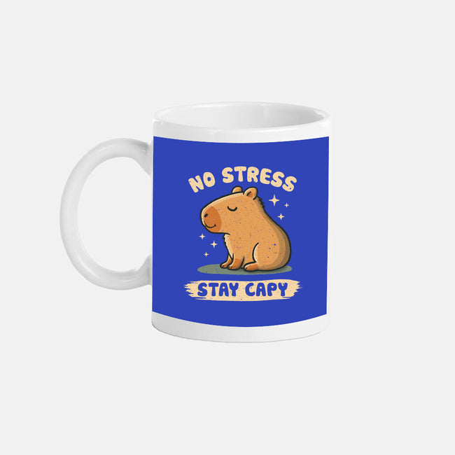 No Stress Stay Capy-None-Mug-Drinkware-NMdesign