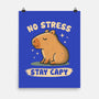 No Stress Stay Capy-None-Matte-Poster-NMdesign