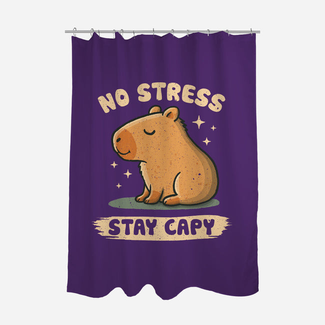 No Stress Stay Capy-None-Polyester-Shower Curtain-NMdesign