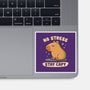 No Stress Stay Capy-None-Glossy-Sticker-NMdesign