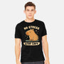 No Stress Stay Capy-Mens-Heavyweight-Tee-NMdesign