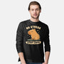 No Stress Stay Capy-Mens-Long Sleeved-Tee-NMdesign