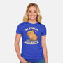 No Stress Stay Capy-Womens-Fitted-Tee-NMdesign