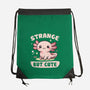Strange But Cute-None-Drawstring-Bag-NMdesign