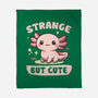 Strange But Cute-None-Fleece-Blanket-NMdesign