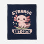 Strange But Cute-None-Fleece-Blanket-NMdesign