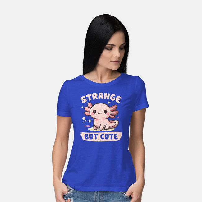 Strange But Cute-Womens-Basic-Tee-NMdesign