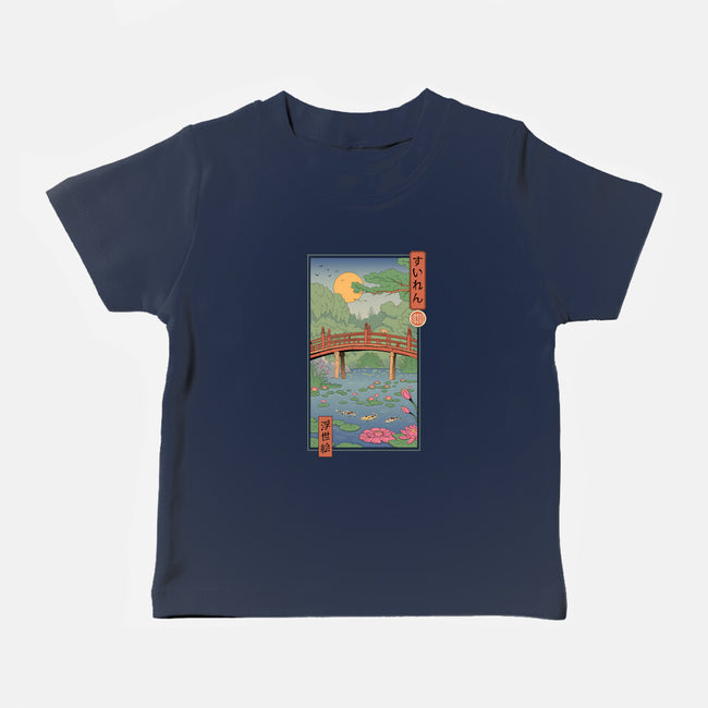 Water Lilies Ukiyo-e-Baby-Basic-Tee-vp021