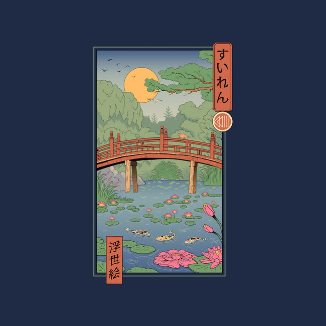 Water Lilies Ukiyo-e-None-Glossy-Sticker-vp021