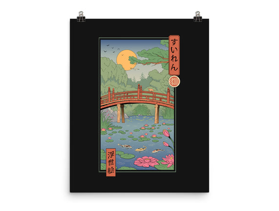 Water Lilies Ukiyo-e