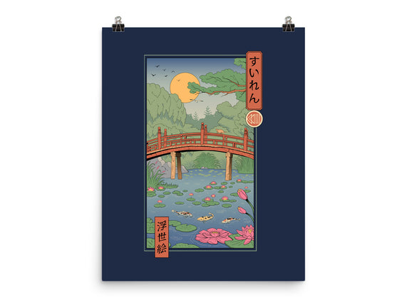 Water Lilies Ukiyo-e
