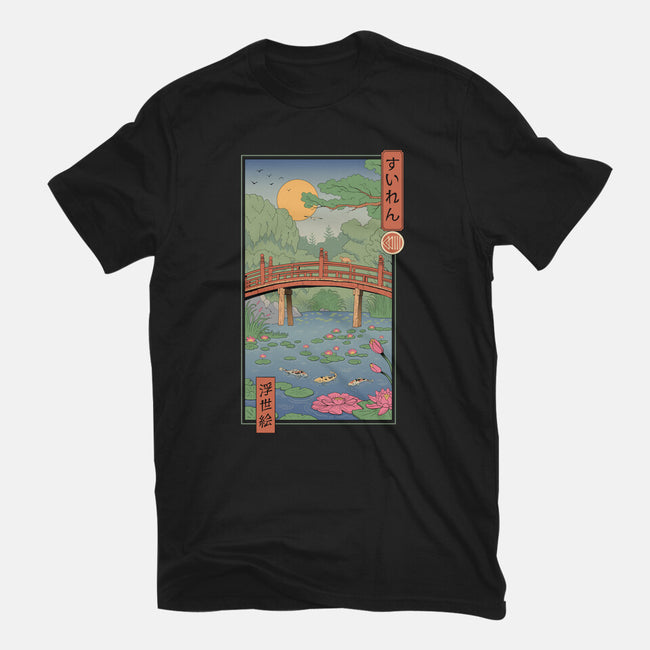 Water Lilies Ukiyo-e-Unisex-Basic-Tee-vp021