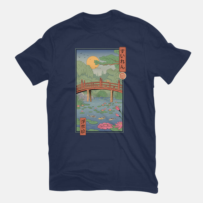 Water Lilies Ukiyo-e-Mens-Heavyweight-Tee-vp021