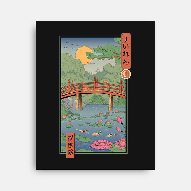 Water Lilies Ukiyo-e-None-Stretched-Canvas-vp021