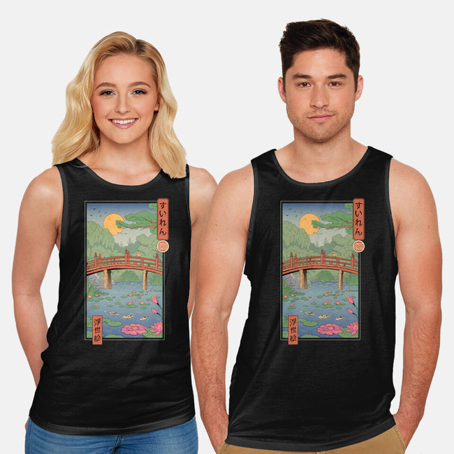 Water Lilies Ukiyo-e-Unisex-Basic-Tank-vp021