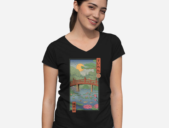 Water Lilies Ukiyo-e