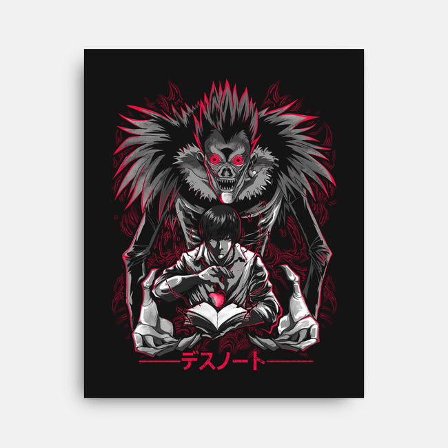 My Friend The Shinigami-None-Stretched-Canvas-Diego Oliver