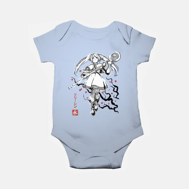 Chronicle Of Magic Sumi-E-Baby-Basic-Onesie-Astrobot Invention