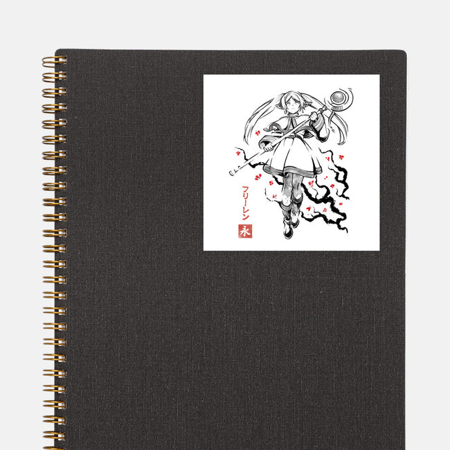 Chronicle Of Magic Sumi-E-None-Glossy-Sticker-Astrobot Invention