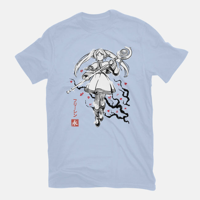 Chronicle Of Magic Sumi-E-Mens-Basic-Tee-Astrobot Invention