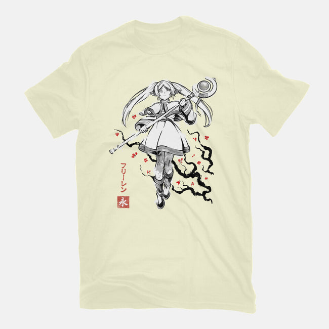 Chronicle Of Magic Sumi-E-Mens-Basic-Tee-Astrobot Invention